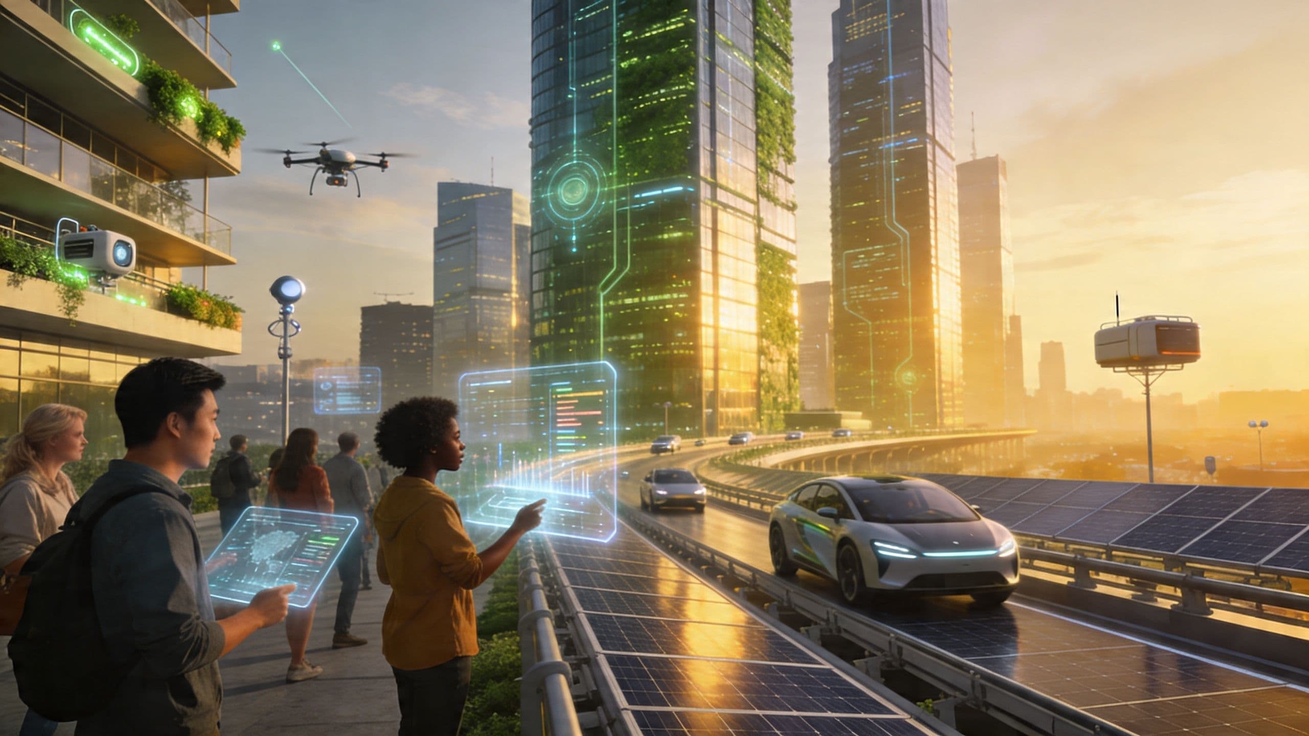 Editorial hero image for Navigating Future Trends in the World: AI’s Role in Shaping Tomorrow